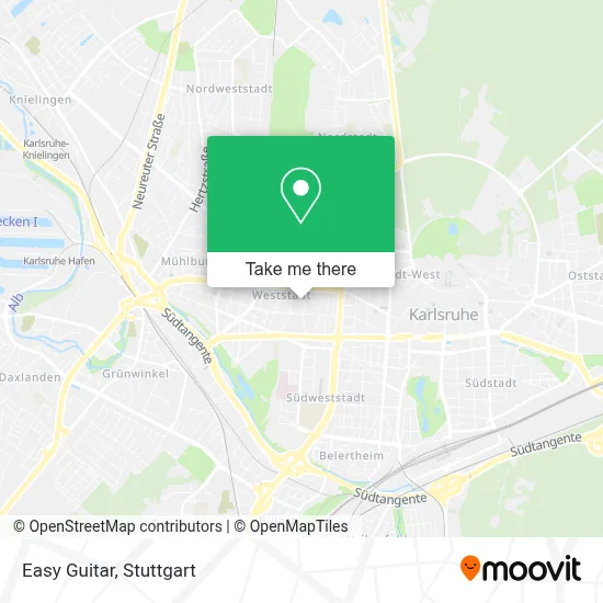 Easy Guitar map