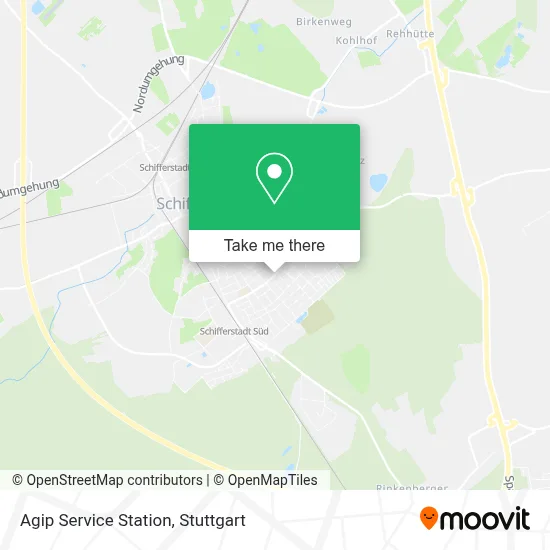 Agip Service Station map