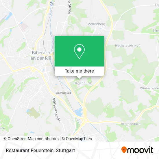 Restaurant Feuerstein map