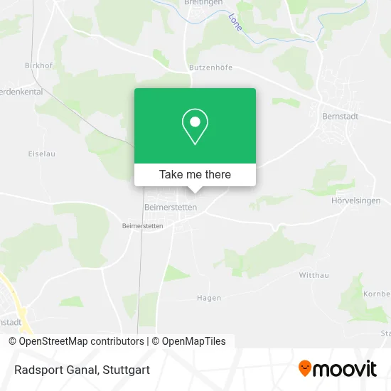 Radsport Ganal map
