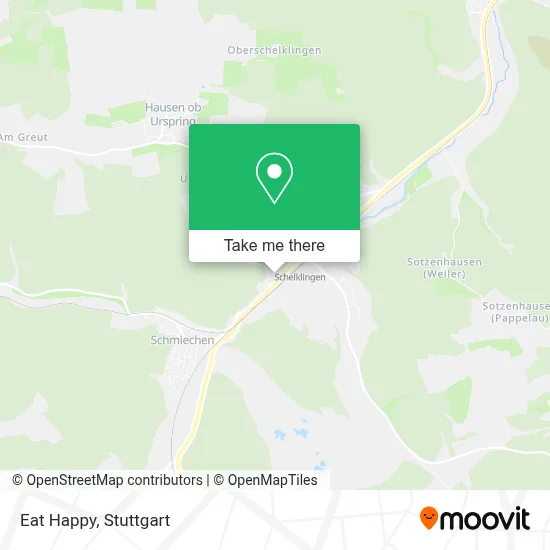 Eat Happy map