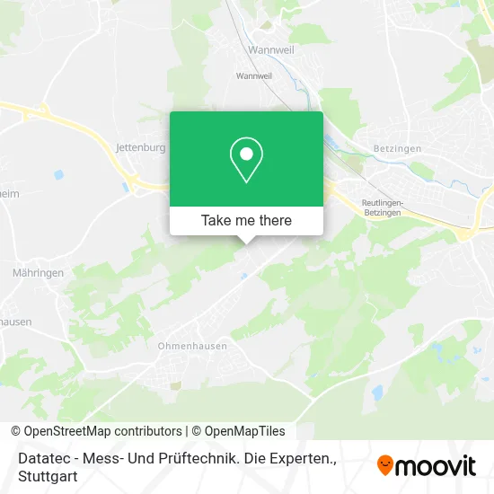 Datatec - Mess- Und Prüftechnik. Die Experten. map
