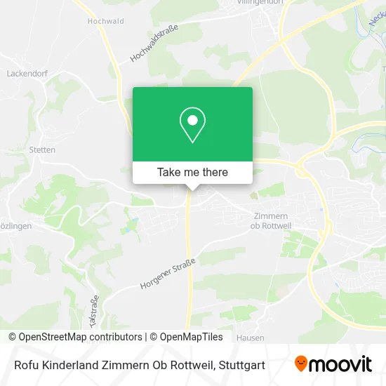 Rofu Kinderland Zimmern Ob Rottweil map