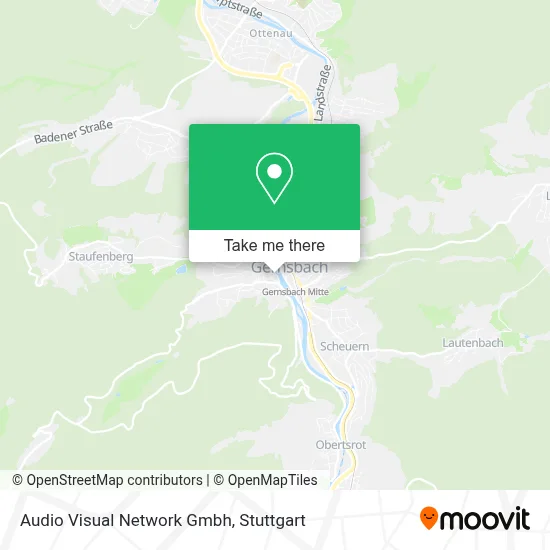 Audio Visual Network Gmbh map