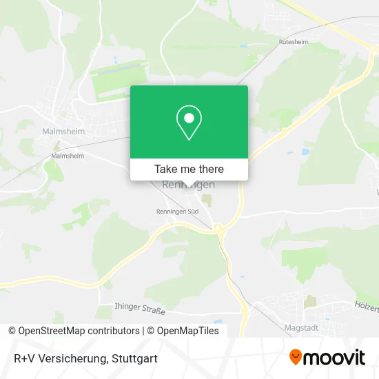 R+V Versicherung map