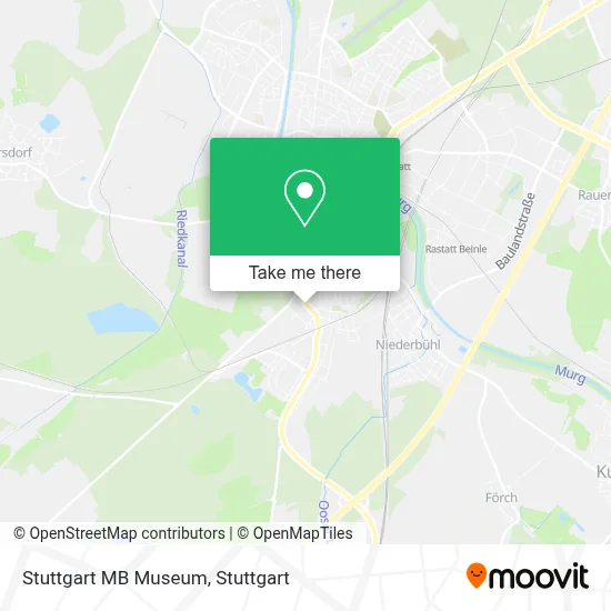 Stuttgart MB Museum map