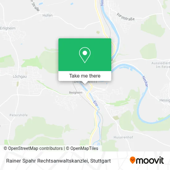 Rainer Spahr Rechtsanwaltskanzlei map