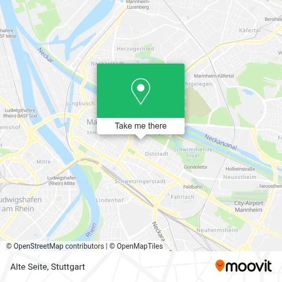 Alte Seite map
