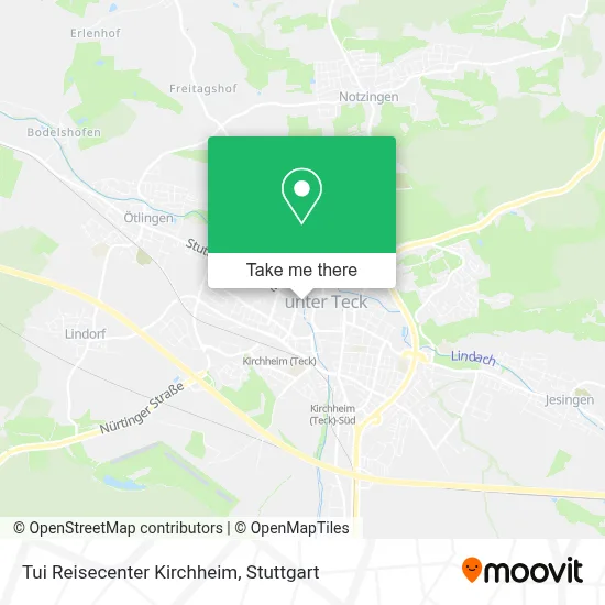 Tui Reisecenter Kirchheim map