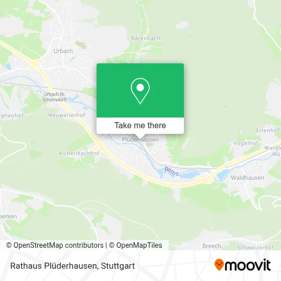 Rathaus Plüderhausen map