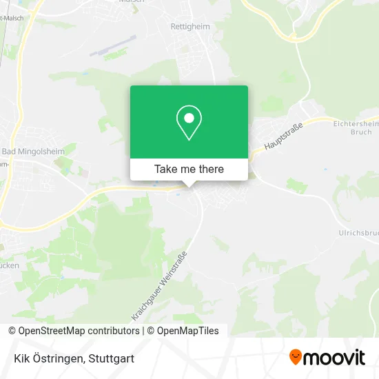 Kik Östringen map