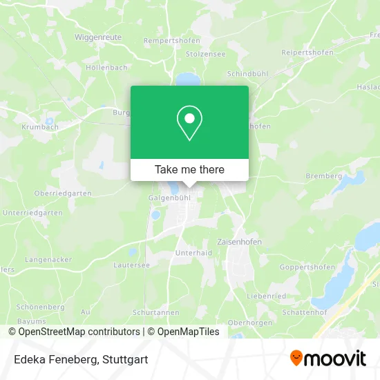 Edeka Feneberg map