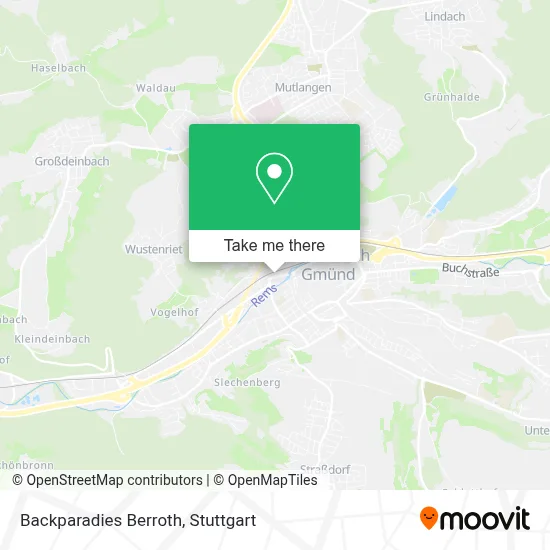 Backparadies Berroth map