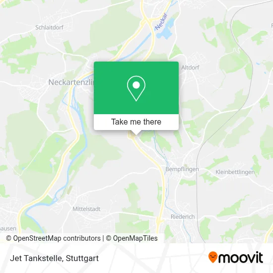 Jet Tankstelle map