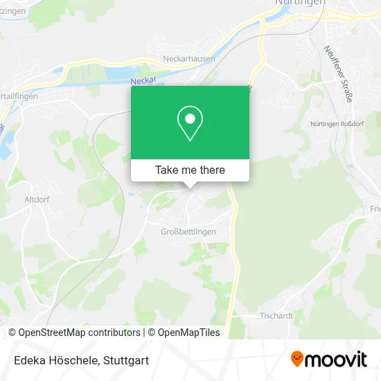 Edeka Höschele map