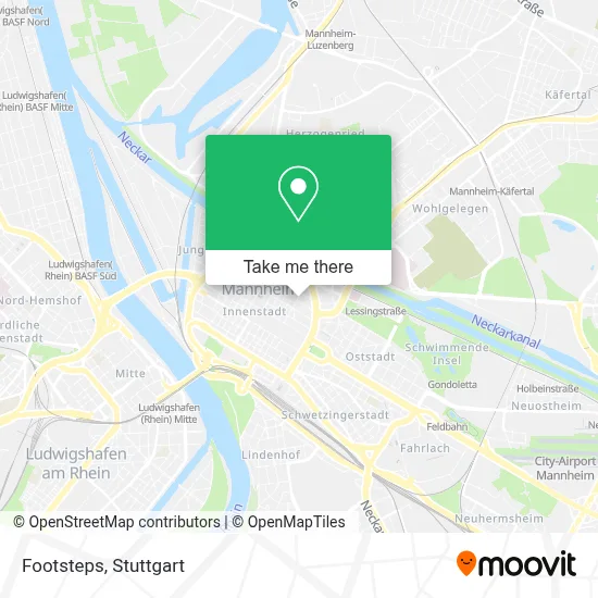 Footsteps map
