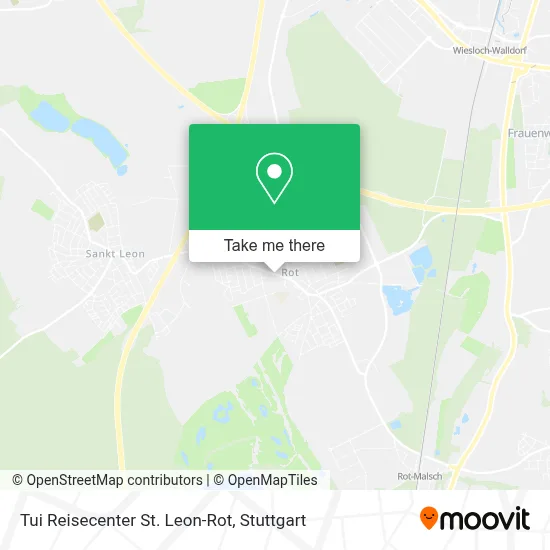 Tui Reisecenter St. Leon-Rot map