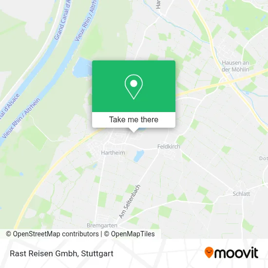 Rast Reisen Gmbh map