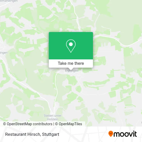 Restaurant Hirsch map