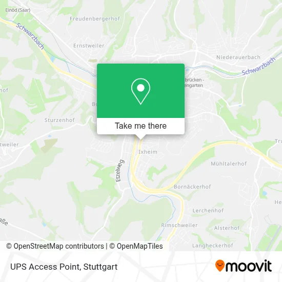 Ups Access Point map
