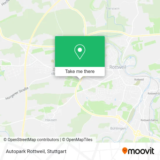 Autopark Rottweil map