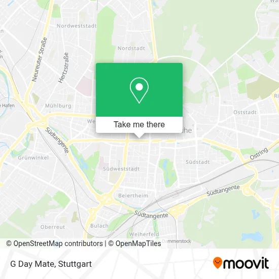 G Day Mate map