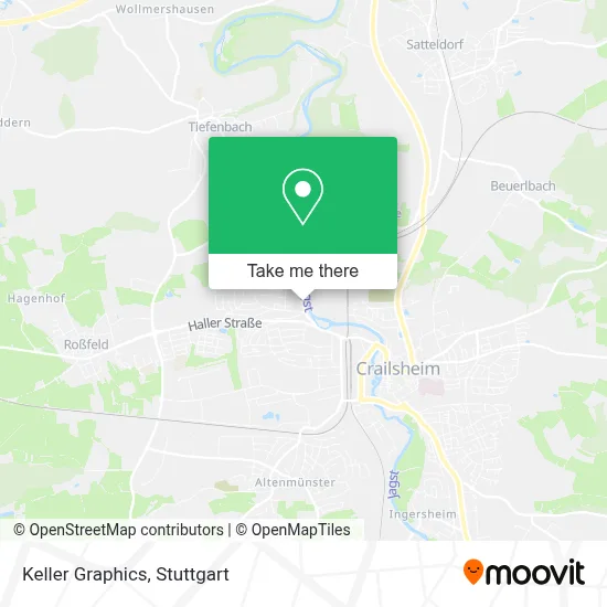 Keller Graphics map