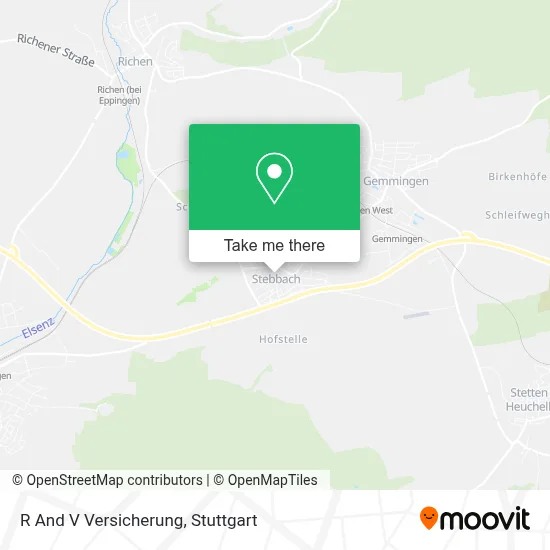 R And V Versicherung map