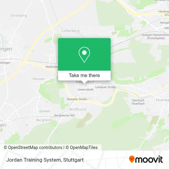 Jordan Training System map