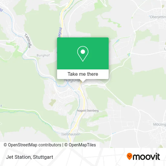 Jet Station map