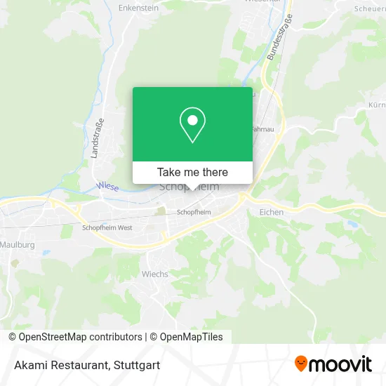 Akami Restaurant map
