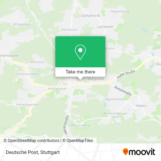 Deutsche Post map