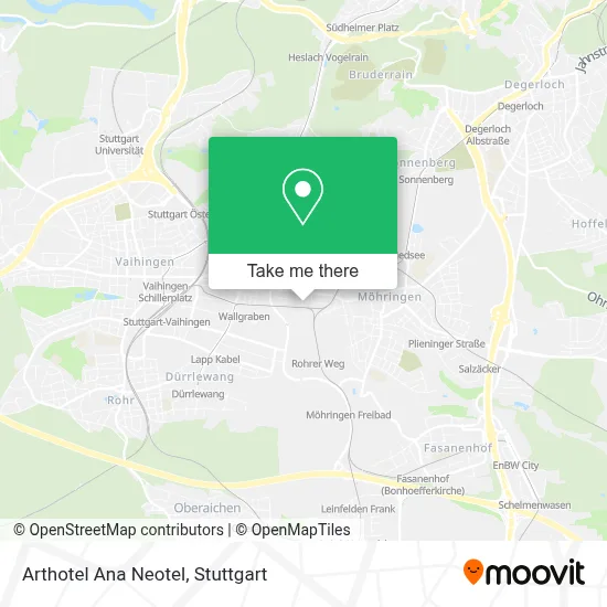 Arthotel Ana Neotel map