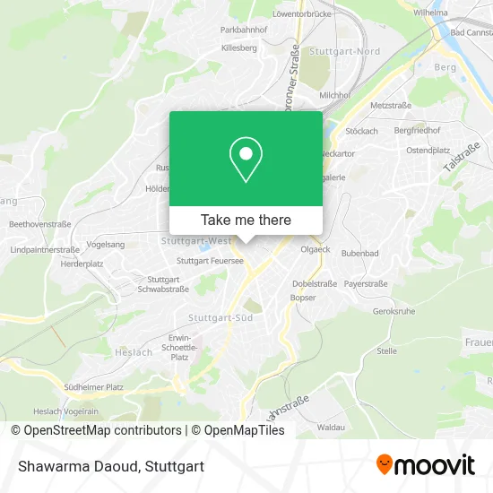 Shawarma Daoud map