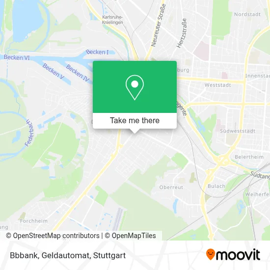 Bbbank, Geldautomat map