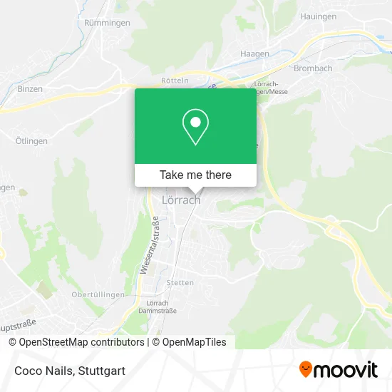 Coco Nails map