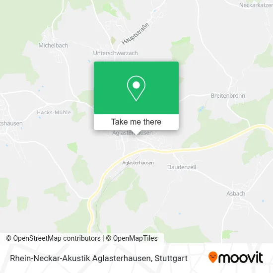 Rhein-Neckar-Akustik Aglasterhausen map