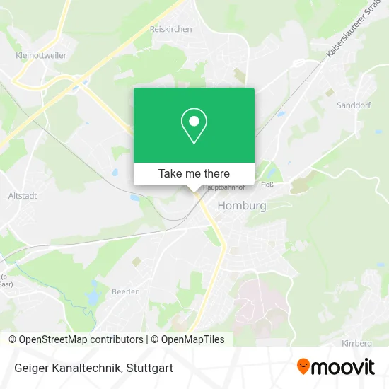 Geiger Kanaltechnik map