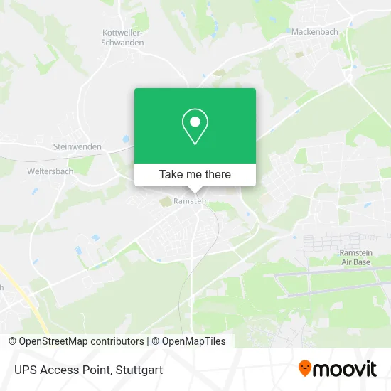 Ups Access Point map