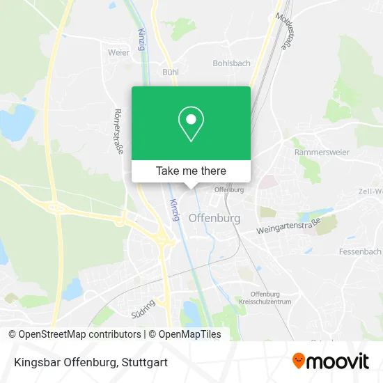 Kingsbar Offenburg map