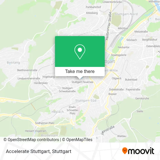 Accelerate Stuttgart map