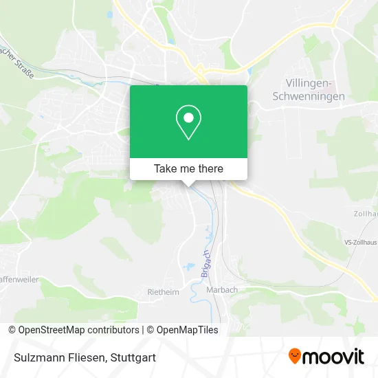 Sulzmann Fliesen map
