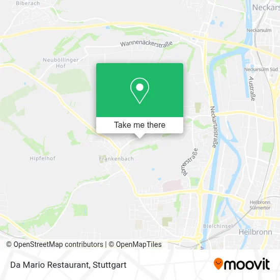 Restaurant Da Mario map