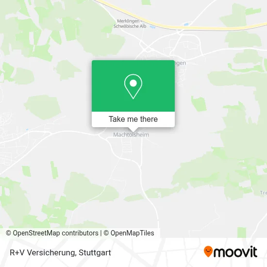 R+V Versicherung map