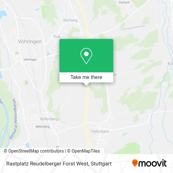 Rastplatz Reudelberger Forst West map