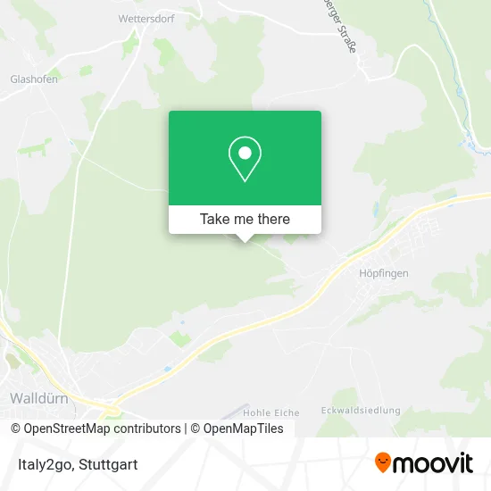 Italy2go map