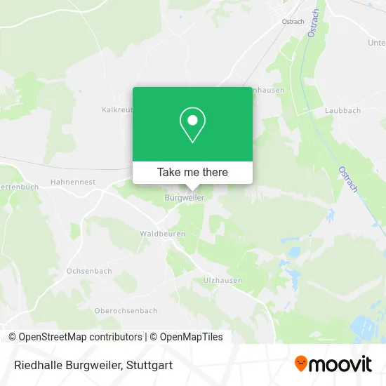 Riedhalle Burgweiler map