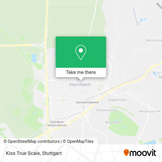 Kiss True Scale map