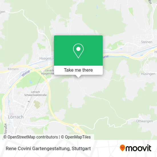 Rene Covini Gartengestaltung map