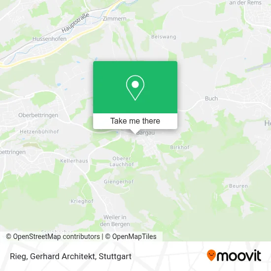 Rieg, Gerhard Architekt map